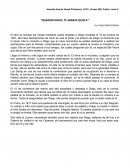 QUERIDO DIEGO, TE ABRAZA QUIELA”