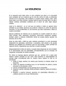 ESCRITO SOBRE LA VIOLENCIA FAMILIAR