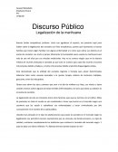 Discurso Público Legalización de la marihuana