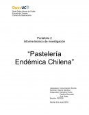 Informe técnico de investigación “Pastelería Endémica Chilena”