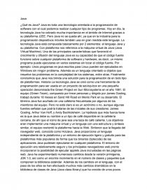 ¿Qué es Java? Java es toda una tecnología orientada a la programación de software con el cual podemos realizar cualquier tipo de programas. Página 1