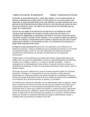 Análisis de la película “El experimento” .
