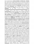 CONTRATO DE TRABAJO PARA UNA OBRA DETERMINADA.