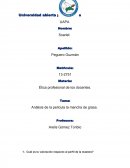 Análisis de la película la mancha de grasa.