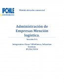 Administración de Empresas Mención logística.