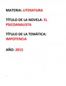 ENSAYO SOBRE "EL PSICOANALISTA"