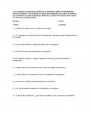 Encestas de salidas de trabajo.