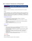 ADA 1 Seminario “Introducción a la Fisiopatología”