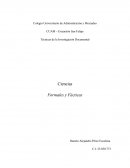 Técnicas de la Investigación Documental Ciencias Formales y Fácticas