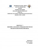 SOLUCIONES A PROBLEMAS EN EDUCACIÓN INICIAL