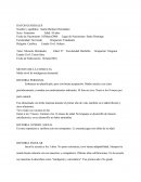 Ejemplo de Historia Clínica en Psicología.