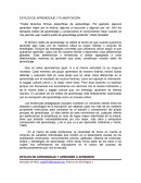 ESTILOS DE APRENDIZAJE Y PLANIFICACIÓN