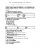 Tarea especial para entregar el día del examen final
