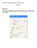 Empresa de ropa de tallas extra (hombre y mujer) Life plus.