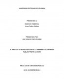 Reorganizacion de una empresa mercantil.