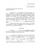 Una Sucesión testamentaria..