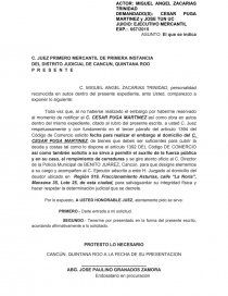 Formato solicitud de embargo y uso fuerza publica - Prácticas o problemas -  Jonatan Magaña