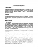Contabilidad de costos Justificación