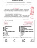 GUÍA DE APLICACIÓN COMPRENSIÓN LECTORA