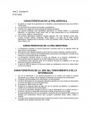 CARACTERISTICAS DE LA ERA AGRICOLA