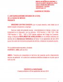 JUICIO: ORDINARIO MERCANTIL.