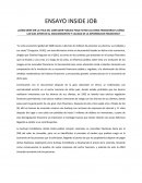 ENSAYO INSIDE JOB ¿Cómo debe ser la etica del contador publico para evitar las crisis financieras?