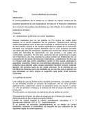 Título: Control estadístico de procesos.