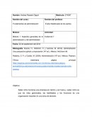 Módulo 1: Aspectos generales de la administración y del administrador.