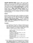 Demanda de nulidad contra la CORETT.