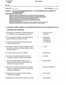 EXAMEN DE HISTORIA PRIMER BIMESTRE.