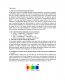 Cuestionario ¿Por qué un compuesto puede dar color?