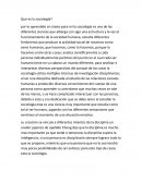 Que es la sociologia.