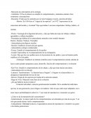 Cuestionario de Etología.