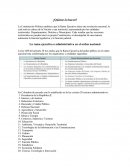 La Constitución Política establece que la Rama Ejecutiva