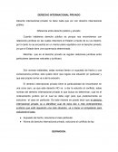 DERECHO ONTERNACIONAL PRIVADO.