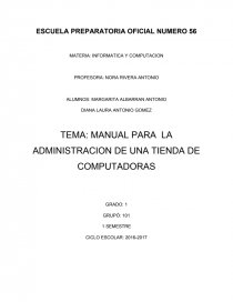 Manual para hacer un negocio de computadoras. Página 1