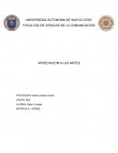 APRECIACION A LAS ARTES