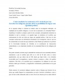 Como mediante la resistencia civil y la lucha por sus derechos los indígenas pueden abrir la posibilidad de lograr una igualdad política. .