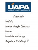 Indicación y espacio para enviar: Actividades de la unidad I