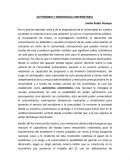 AUTONOMIA Y DEMOCRACIA UNIVERSITARIA.