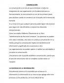 La comunicación - Ensayo.
