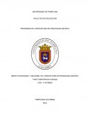 IMPACTO REGIONAL Y NACIONAL DE LICENCIATURA EN PEDAGOGIA INFANTIL