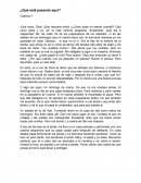 Relato ¿Qué está pasando aquí?