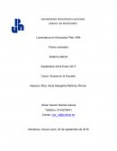 Actividad La historia personal, escolar y la grupalidad