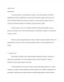 La introduccion del ensayo Amar la VIDA