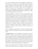 En este escrito de identifican las distintas corrientes pedagógicas contemporáneas, que hacen referencia a los movimientos y teorías que describen, dan sustento, orientan y explican lo pedagógico, además permiten comprender las exigencias educativas