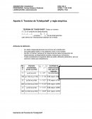 ESTADÍSTICA DESCRIPTIVA. Teorema de Tchebysheff y regla empírica.