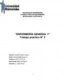MODALIDAD A DISTANCIA “ENFERMERÍA GENERAL 1” Trabajo practico N° 3