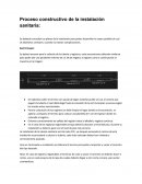 PROCESO CONSTRUCTIVO INST. SANITARIA