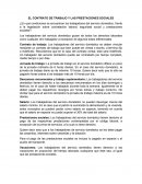 El contrato de trabajo y las prestaciones sociales